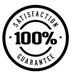 100% satisfaction guarantee